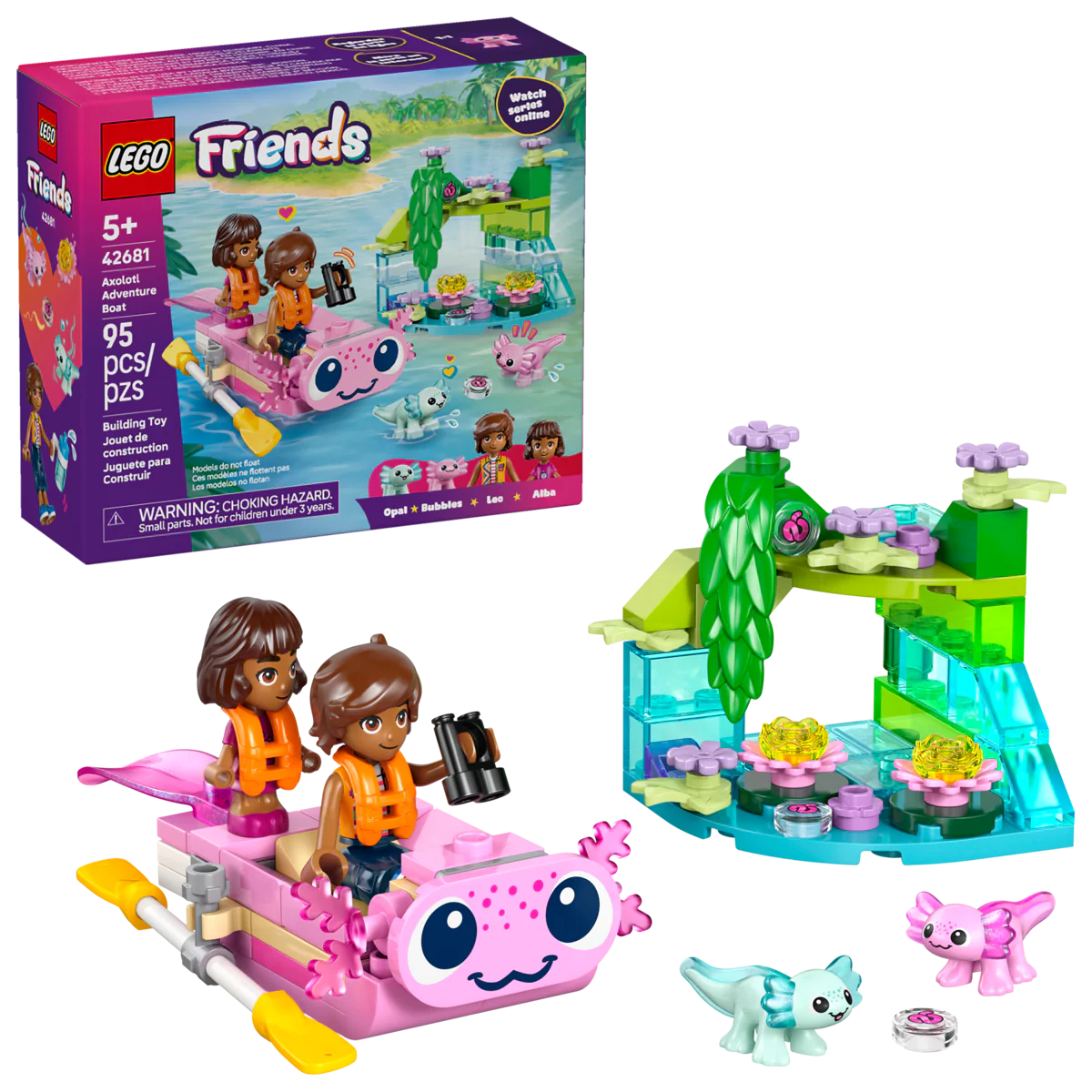 LEGO 42681 FRIENDS - AXOLOTL ADVENTURE BOAT