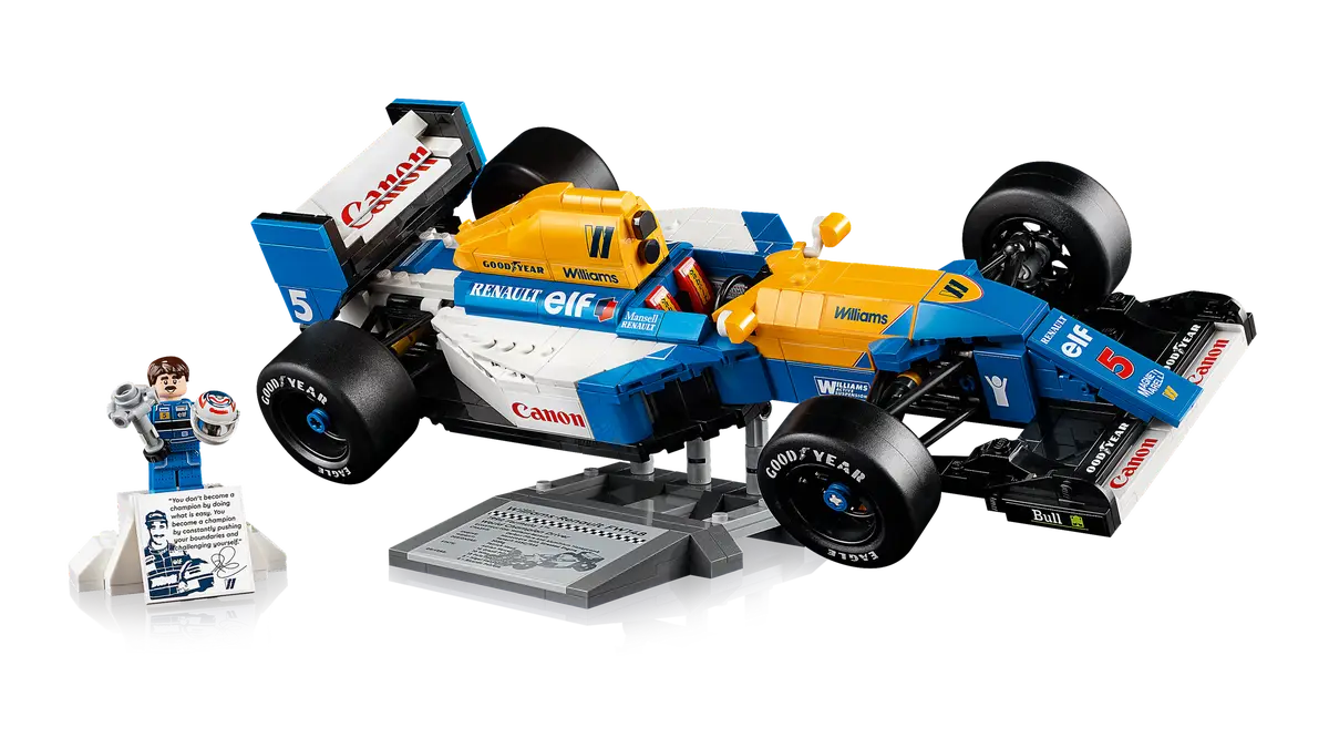 LEGO 10353 ICONS  WILLIAMS RACING FW14B & NIGEL MANSELL - Image 3