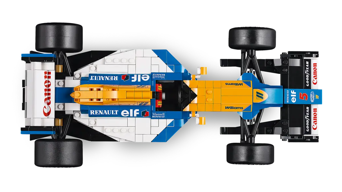 LEGO 10353 ICONS  WILLIAMS RACING FW14B & NIGEL MANSELL - Image 4