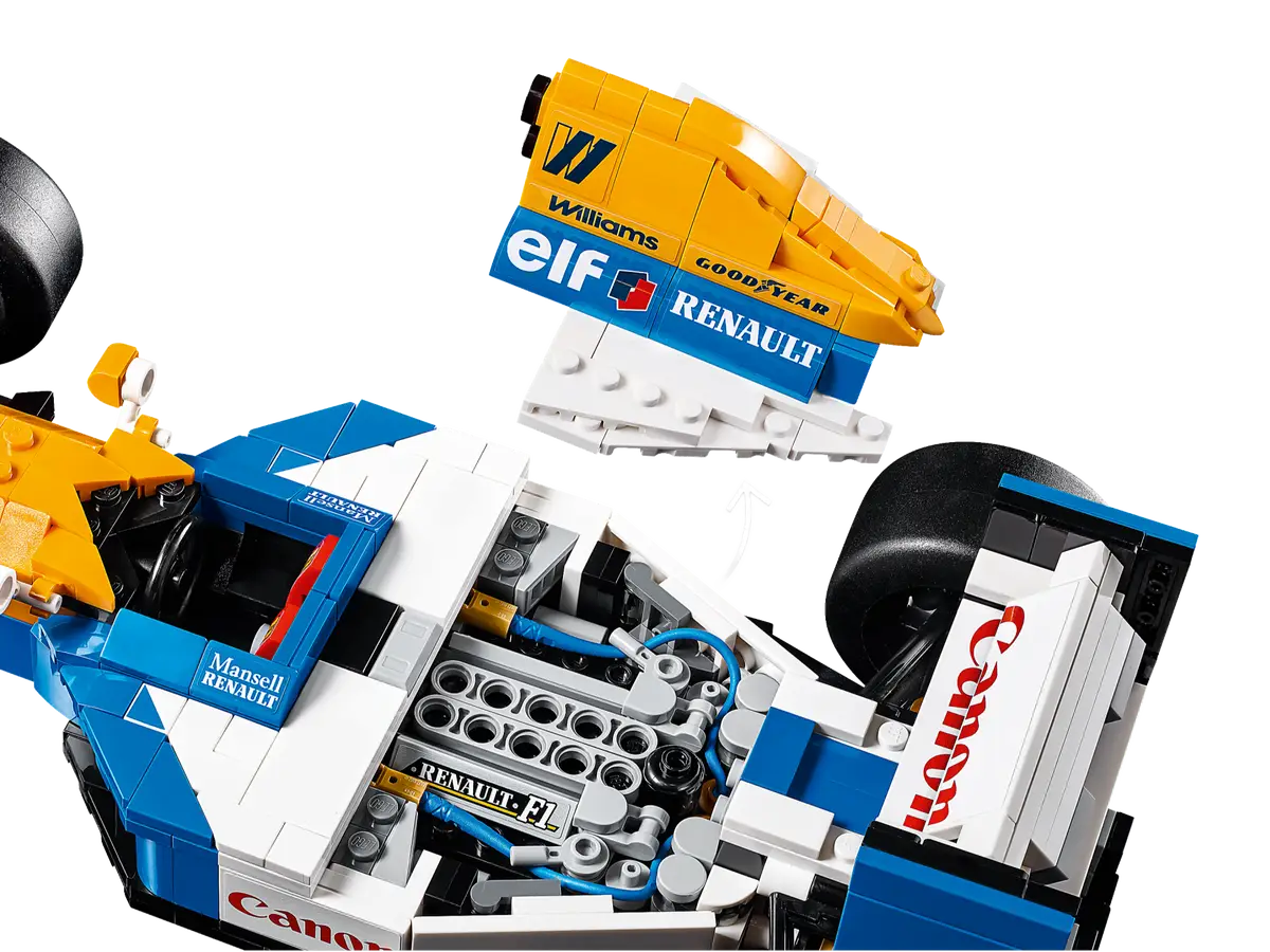 LEGO 10353 ICONS  WILLIAMS RACING FW14B & NIGEL MANSELL - Image 6