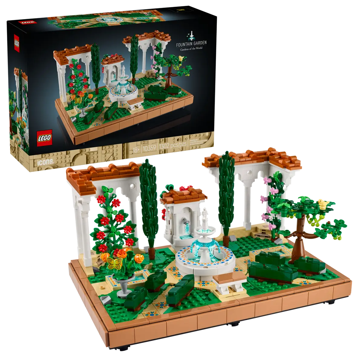 LEGO 10359 ICONS  FOUNTAIN GARDEN