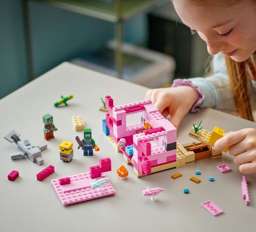 LEGO 21247 MINECRAFT THE AXOLOTL HOUSE - Image 4