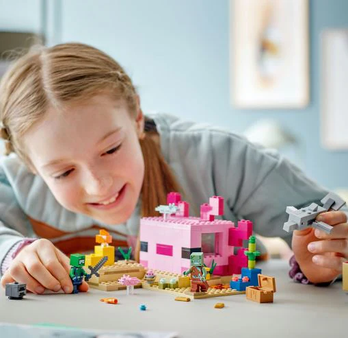 LEGO 21247 MINECRAFT THE AXOLOTL HOUSE - Image 5