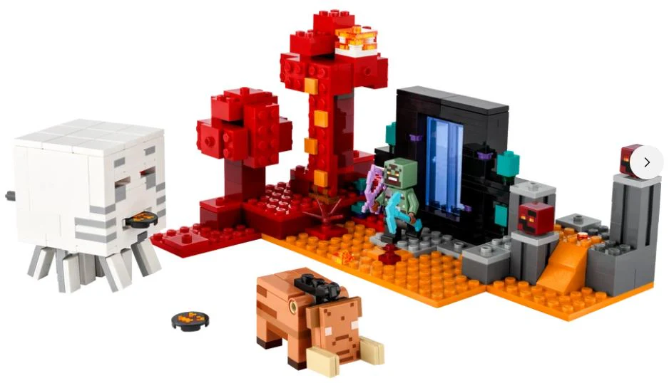 LEGO 21255 MINECRAFT THE NETHER PORTAL AMBUSH