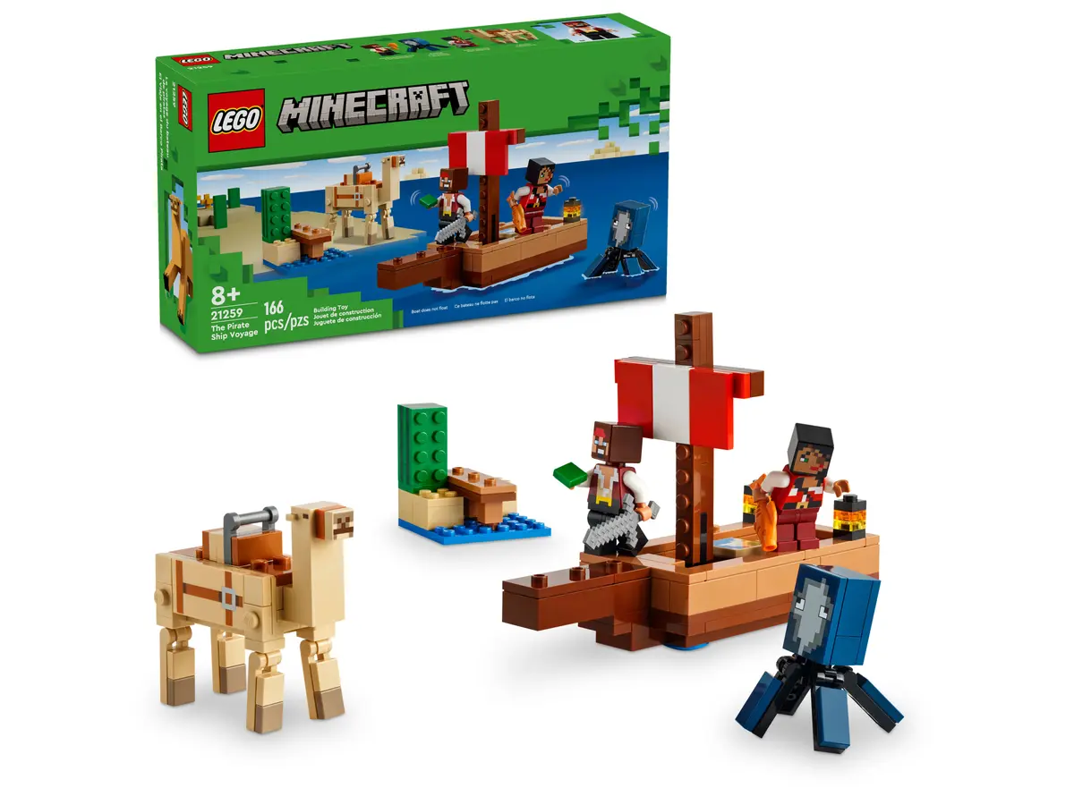LEGO 21259 MINECRAFT  THE PIRATE SHIP VOYAGE