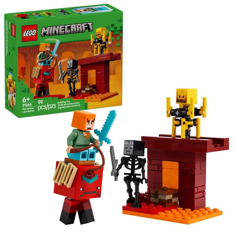 LEGO 21266 MINECRAFT THE NETHER LAVA BATTLE
