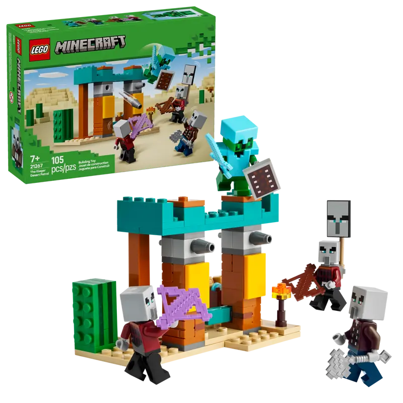 LEGO 21267 MINECRAFT THE ILLAGER DESERT PATROL