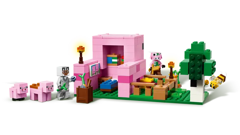 LEGO 21268 MINECRAFT THE BABY PIG HOUSE - Image 2