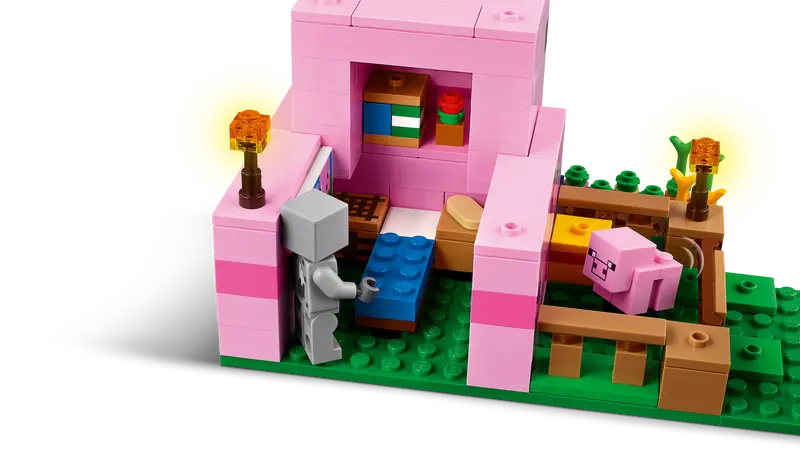 LEGO 21268 MINECRAFT THE BABY PIG HOUSE - Image 4