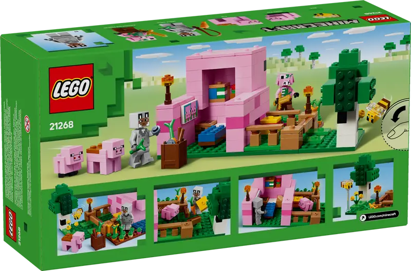 LEGO 21268 MINECRAFT THE BABY PIG HOUSE - Image 8