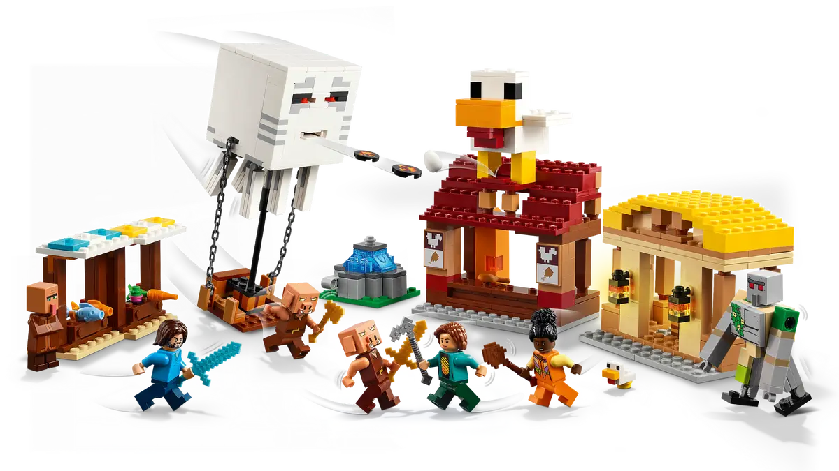 LEGO 21273 MINECRAFT THE GHAST BALLOON VILLAGE ATTACK - Image 2