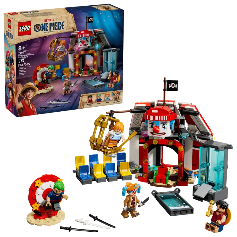 LEGO 75637 ONE PIECE BUGGY THE CLOWN'S CIRCUS TENT