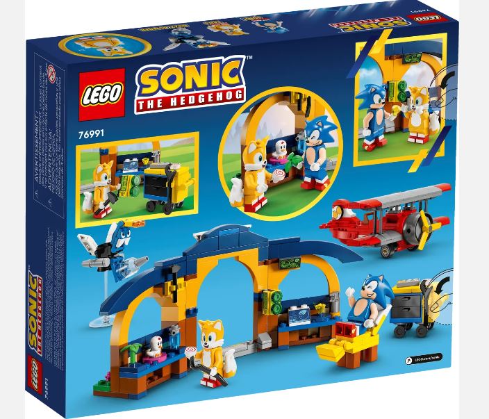 LEGO 76991 SONIC THE HEDGEHOG  TAILS' WORKSHOP AND TORNADO PLANE - Image 5