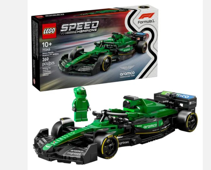 LEGO 77245 SPEED CHAMPIONS ASTON MARTIN ARAMCO F1® AMR24 RACE CAR
