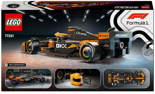 LEGO 77251 SPEED CHAMPIONS MCLAREN F1® TEAM MCL38 RACE CAR - Image 2