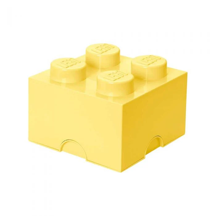 LEGO STORAGE BRICK 4 YELLOW