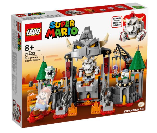 LEGO 71423 SUPER MARIO DRY BOWSER CASTLE BATTLE EXPANSION SET - Image 2