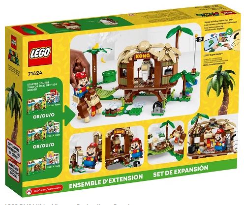 LEGO 71424 SUPER MARIO  DONKY KONG'S TREE HOUSE EXPANSION SET - Image 4