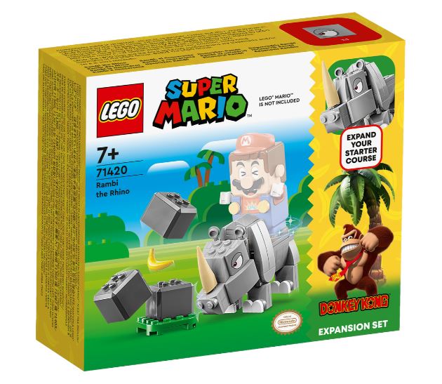 LEGO 71420 SUPER MARIO  RAMBI THE RHINO EXPANSION SET - Image 2
