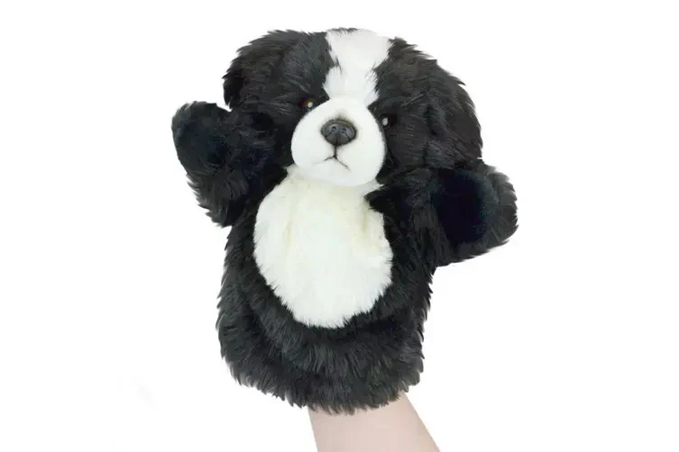 LIL FRIENDS 26CM HAND PUPPET - BORDER COLLIE