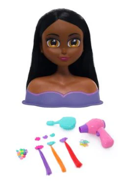 LITTLE BEBOPS STYLING HEAD BRUNETTE - Image 2