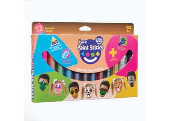 LITTLE BRIAN FACE PAINT STICKS CLASSIC 12 PK