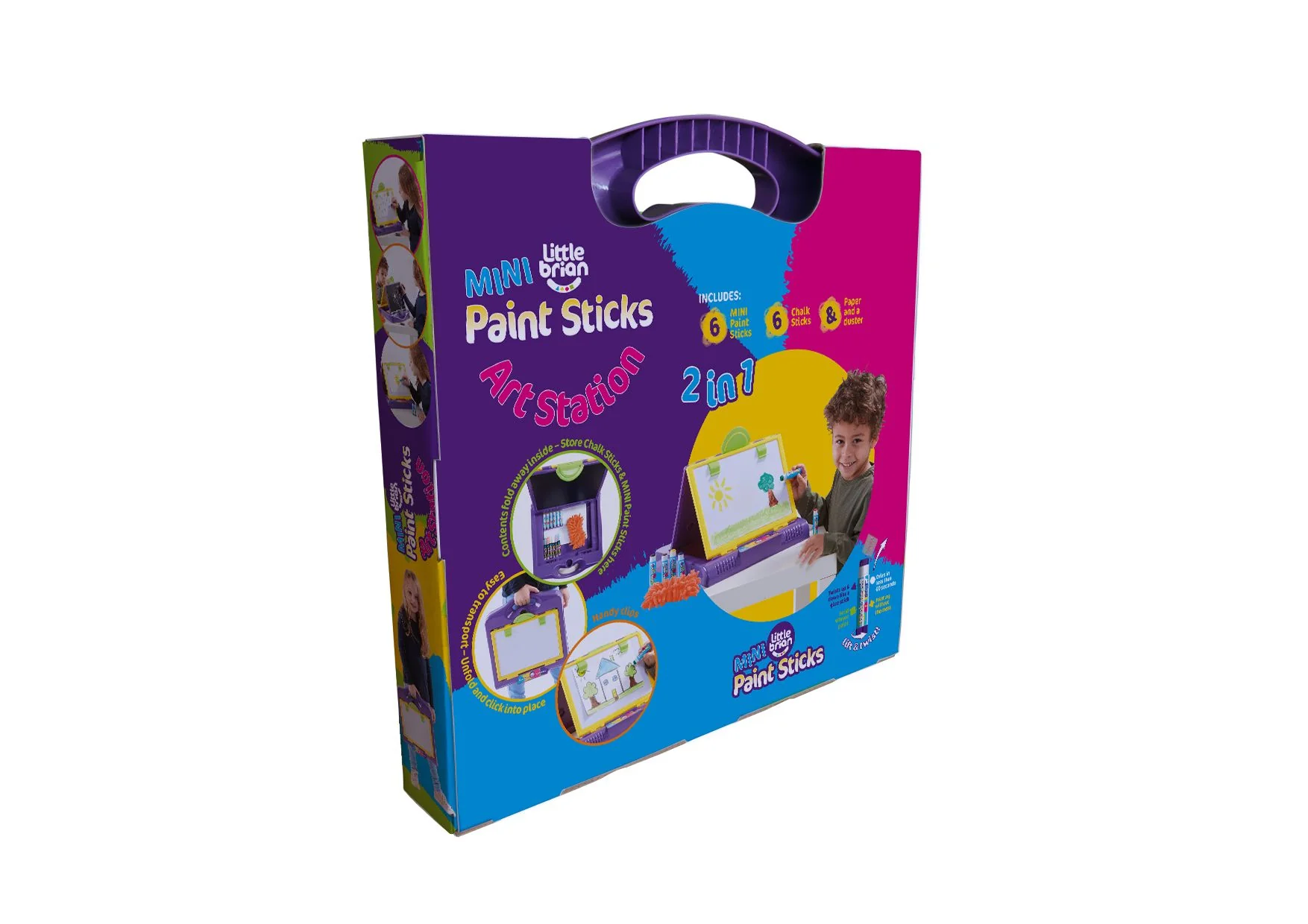 LITTLE BRIAN - MINI PAINT STICKS ART STATION