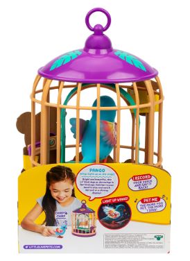 LITTLE LIVE PETS - LIL BIRD BIRDCAGE - JUNGLE SERIES PANGO - Image 4
