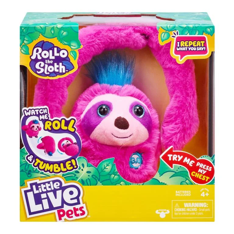 LITTLE LIVE PETS LOOPY THE SLOTH S1 SINGLE PACK