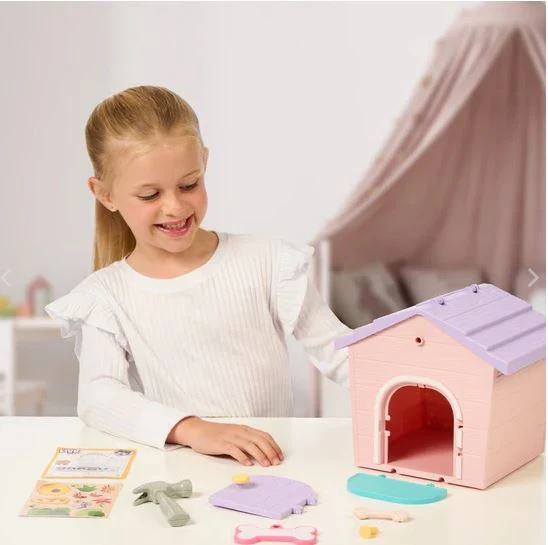 LITTLE LIVE PETS - PUPPY'S HOME MINIS LONG HAIR DESIGN PINK ROOF - Image 2