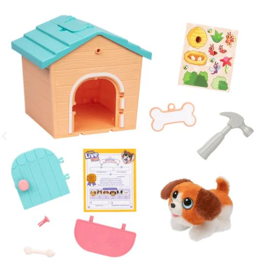 LITTLE LIVE PETS - PUPPY'S HOME MINIS SHORT HAIR DESIGN AQUA ROOF - Image 3