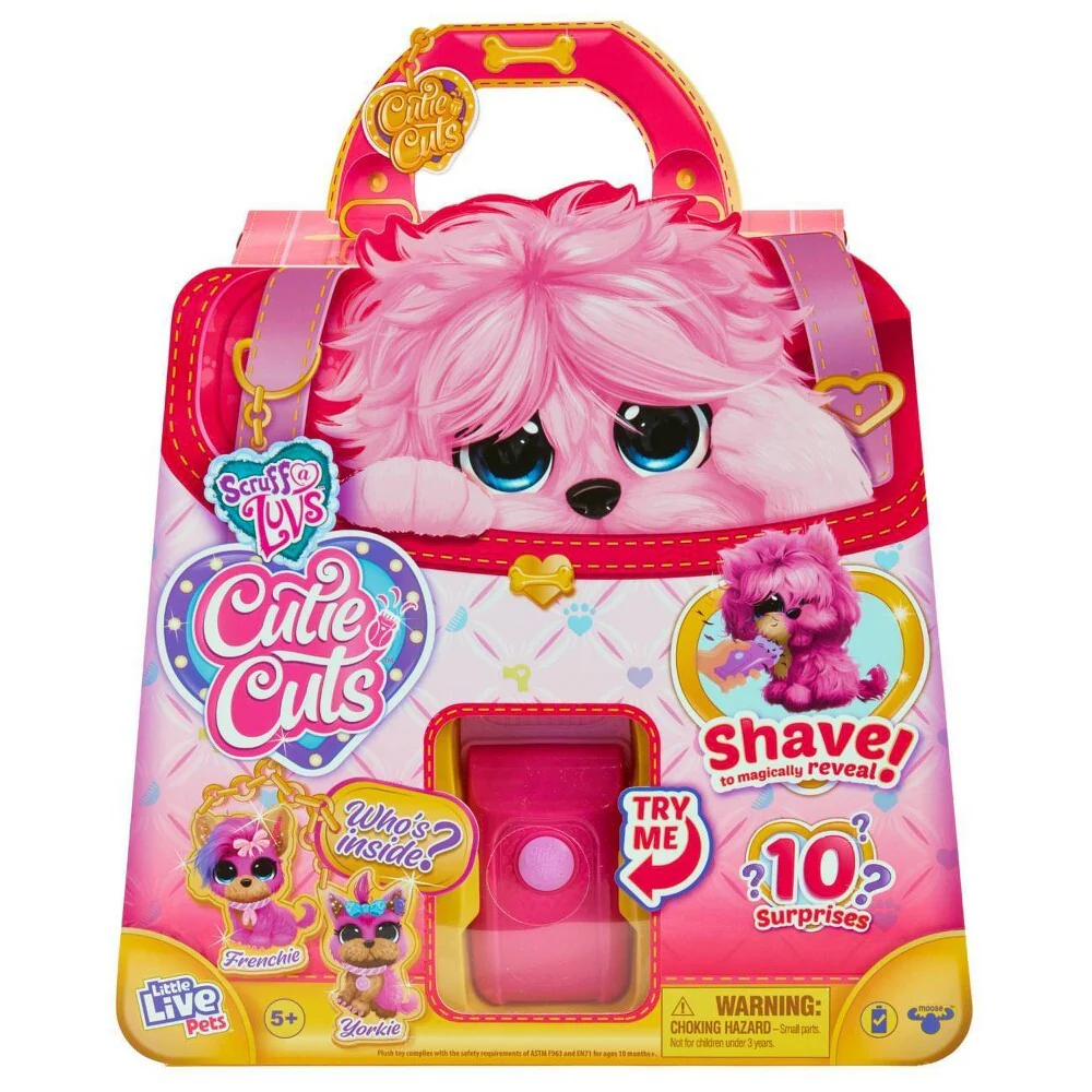 LITTLE LIVE PETS SCRUFF A LUVS CUTIE CUTS PINK