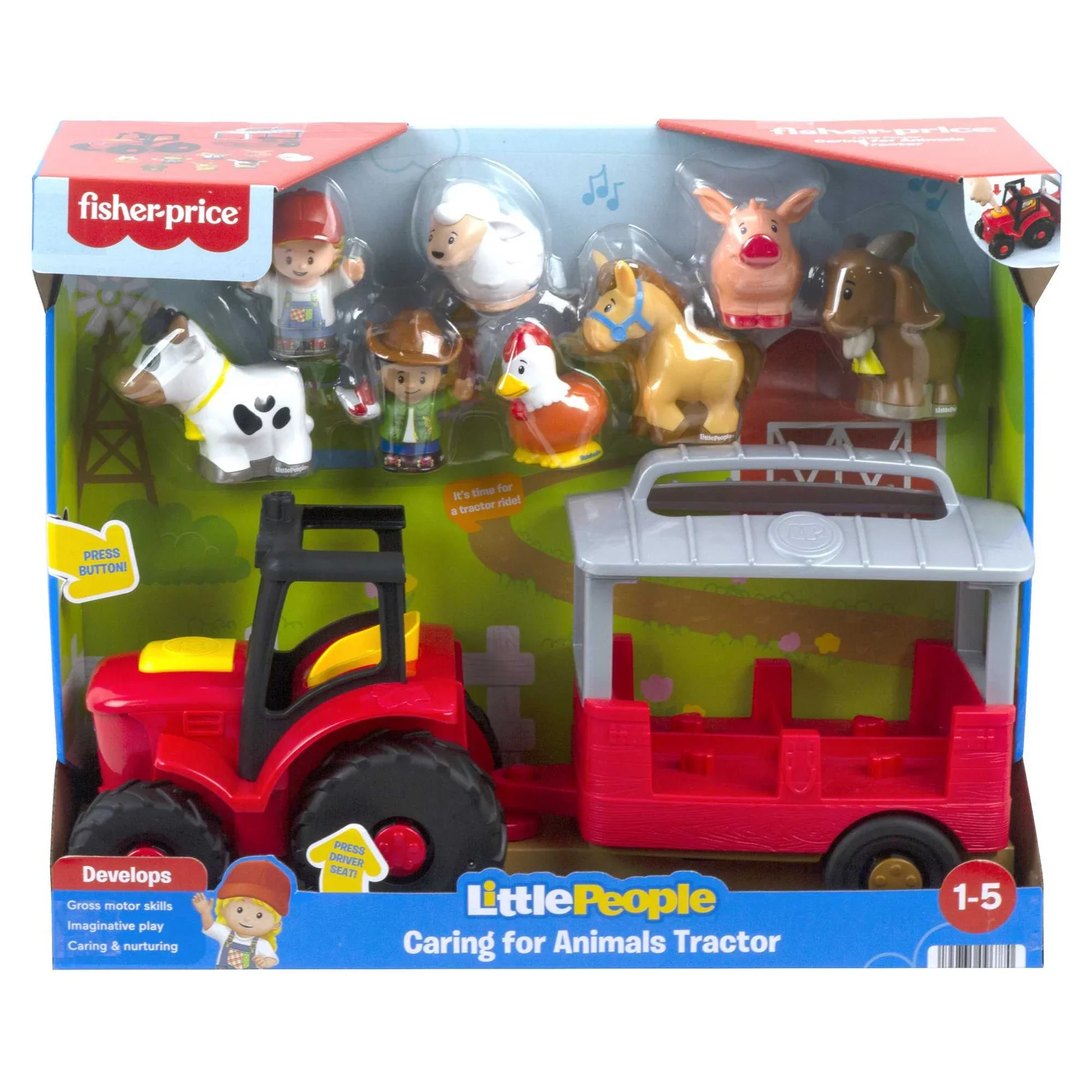 LITTLE PEOPLE - CARING FOR ANIMALS TRACTOR