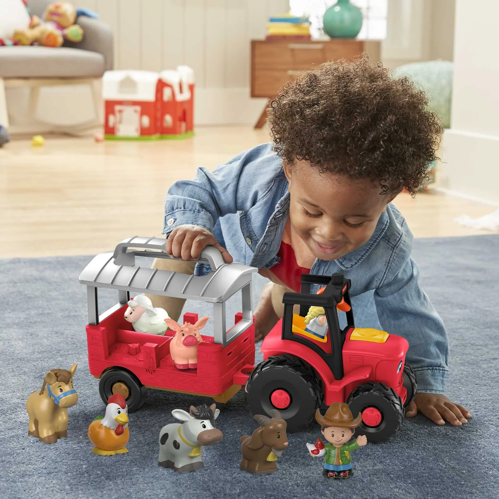 LITTLE PEOPLE - CARING FOR ANIMALS TRACTOR - Image 4