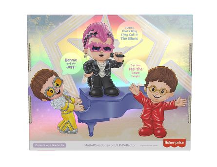 LITTLE PEOPLE - ELTON JOHN 3 PIECE FIGURE COLLECTOR SET - Image 4
