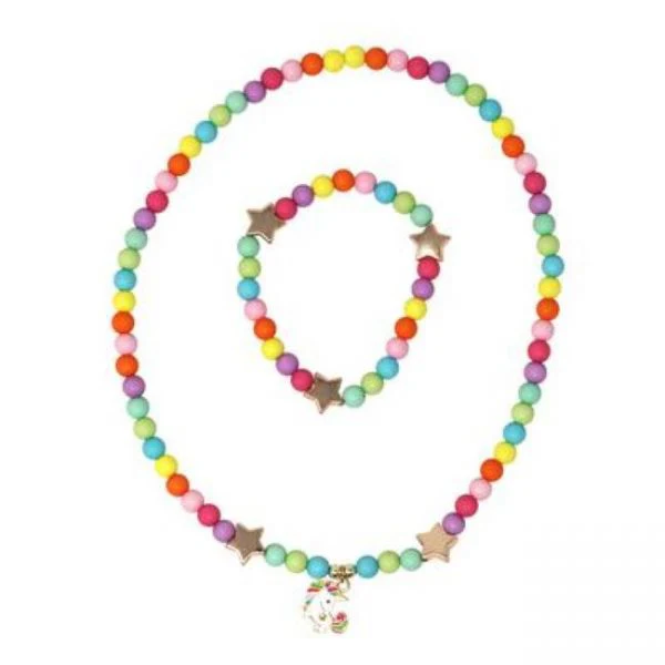 LITTLE UNICORN NECKLACE ADN BRACELET SET