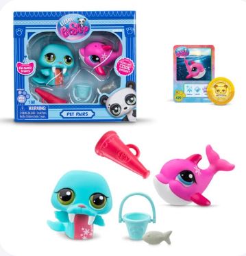 LITTLEST PET SHOP - FIN-TASTIC STUNTS PET PAIR