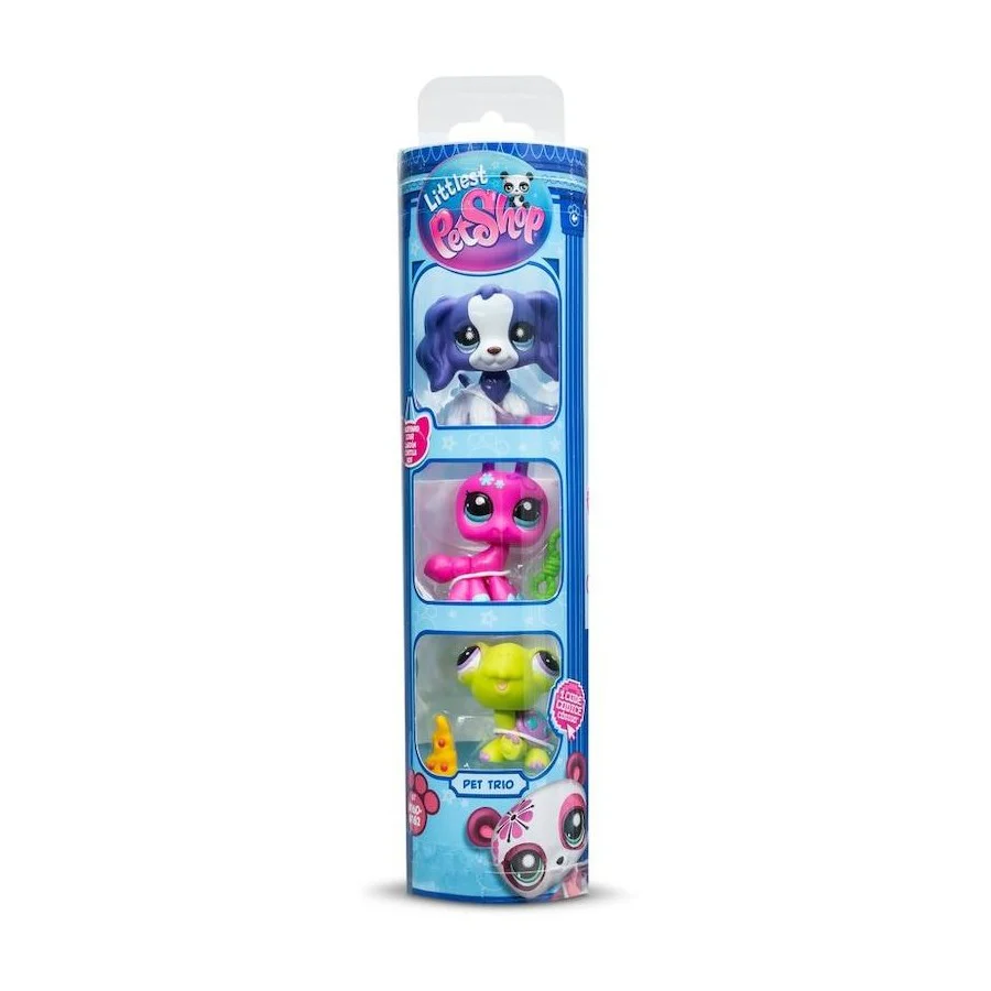 LITTLEST PET SHOP - TRIO IN TUBE 3 PACK SERIES 3 - BACKYARD PETS