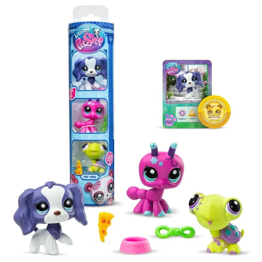 LITTLEST PET SHOP - TRIO IN TUBE 3 PACK SERIES 3 - BACKYARD PETS - Image 2