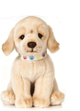 LIVING NATURE - GOLDEN LAB PUPPY PLUSH 30CM