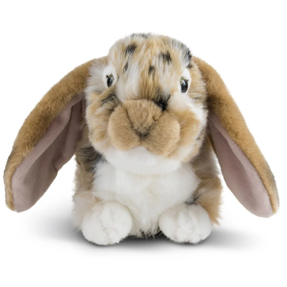 LIVING NATURE - BROWN DUTCH LOP EARED RABBIT PLUSH 25CM