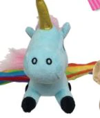 LOVE'EMS RAINBOW UNICORN SNAP PLUSH BAND