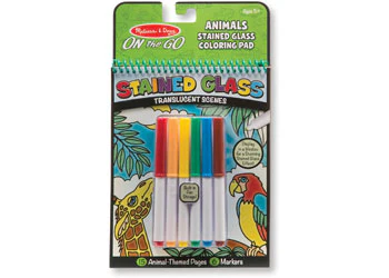 M&D - ON THE GO - STAINED GLASS - ANIMALS