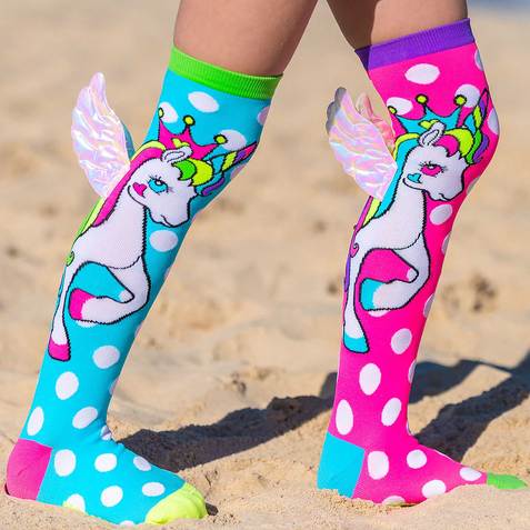 MADMIA - FLYING UNICORN SOCKS WITH WINGS 6-99 YRS - Image 2