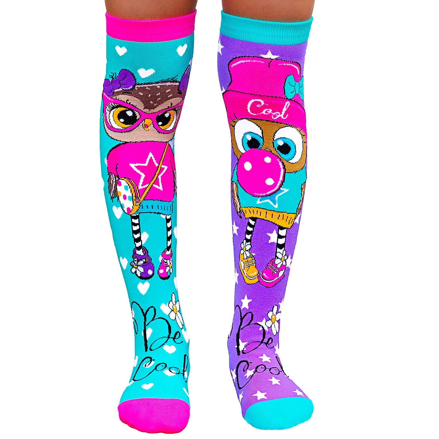 MADMIA OWL SOCKS WITH BOW AT THE BACK