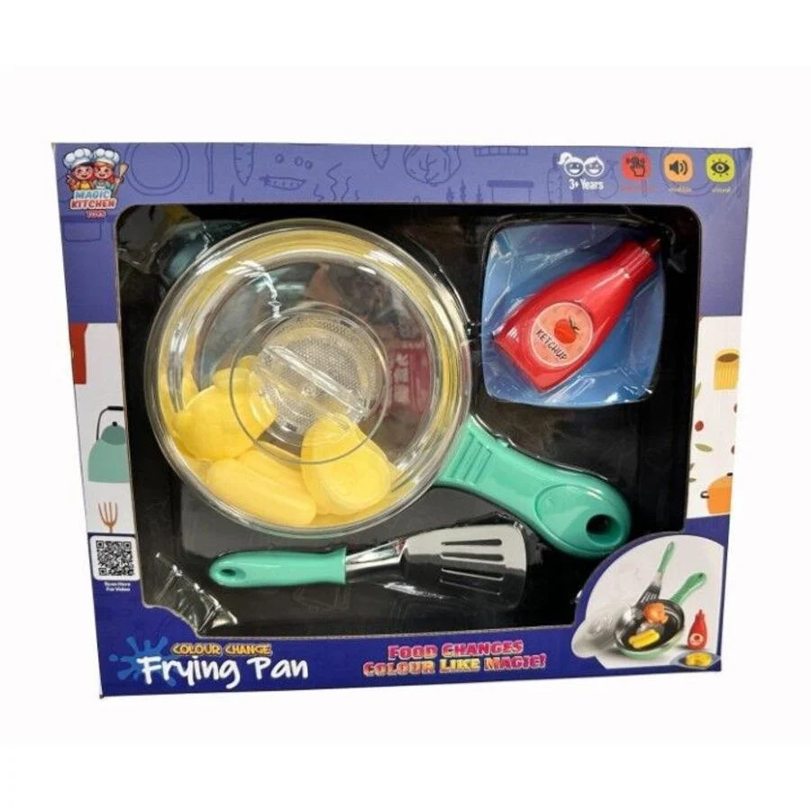 MAGIC KITCHEN TOYS - COLOUR CHANGE FRYING PAN SET