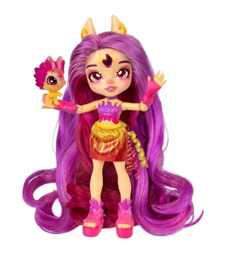 MAGIC MIXIES PIXLINGS SHIMMERVERSE SERIES S2 GALAXY HAIR DOLL PIPPA DELUXE PLAYSET - Image 2