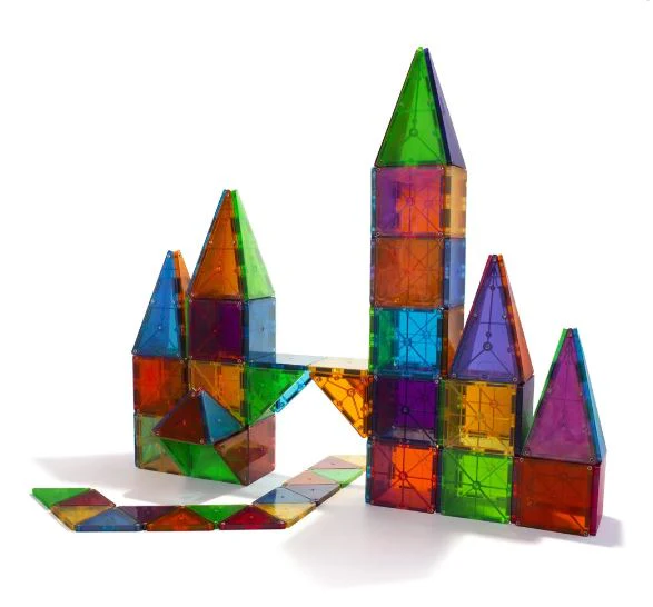 MAGNA-TILES CLASSIC CLEAR COLOUR 100 PIECE SET - Image 3