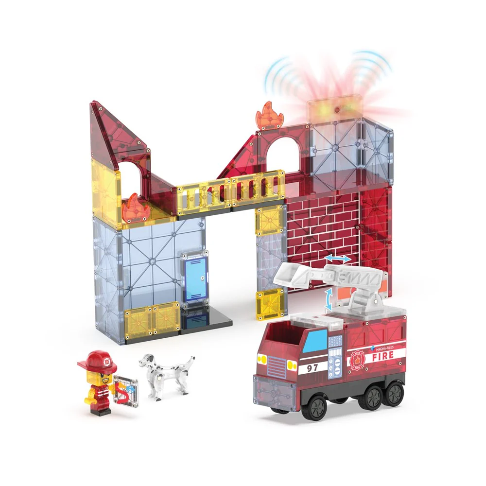 MAGNA-TILES FIRE STATION - Image 3