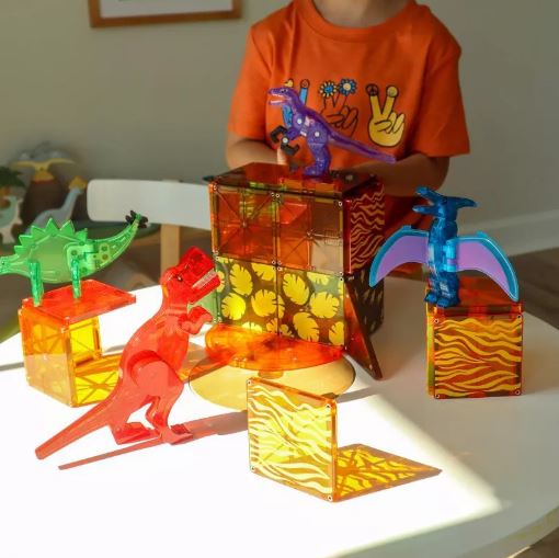 MAGNA-TILES DINO WORLD 40 PIECE SET - Image 2